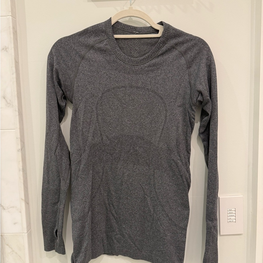 lululemon athletica Gray Long Sleeve Top